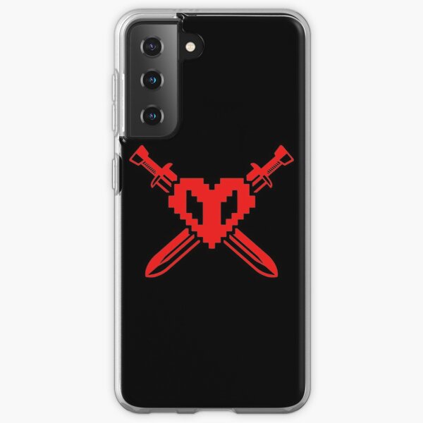 Ph1lza Shirt philza m-erch red Crossed Hardcore Heart s Gift For Fans, For Men HALLOWEEN COMING and Women, Gif Samsung Galaxy Soft Case RB1111 product Offical Philza Merch
