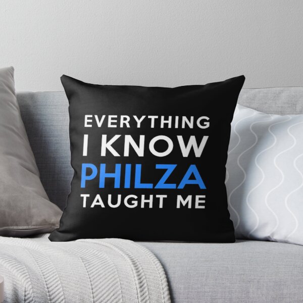 Everything i know - Philza Throw Pillow RB1111 product Offical Philza Merch