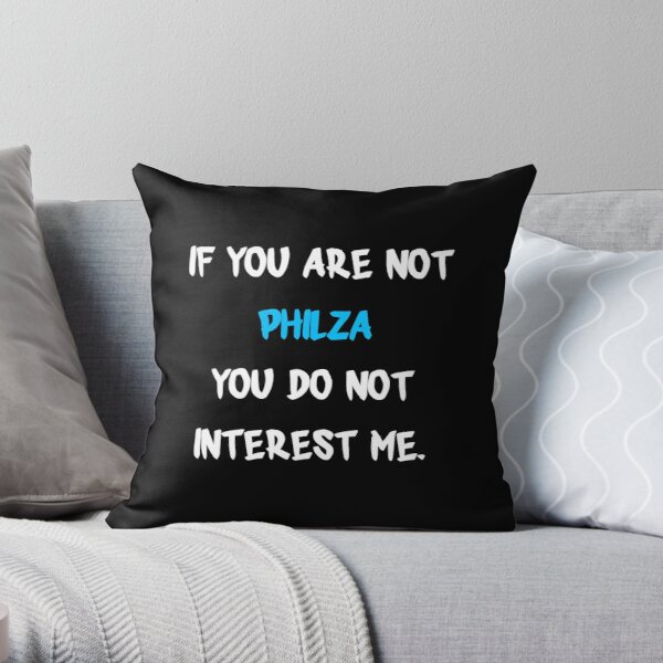 If you are not - Philza Throw Pillow RB1111 product Offical Philza Merch