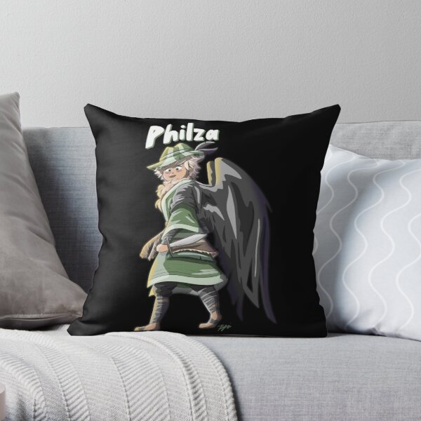 Philza Character Dream SMP Art Minecraft Philza Title Throw Pillow RB1111 product Offical Philza Merch