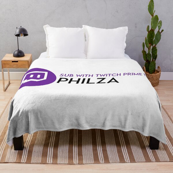 twitch prime philza Throw Blanket RB1111 product Offical Philza Merch