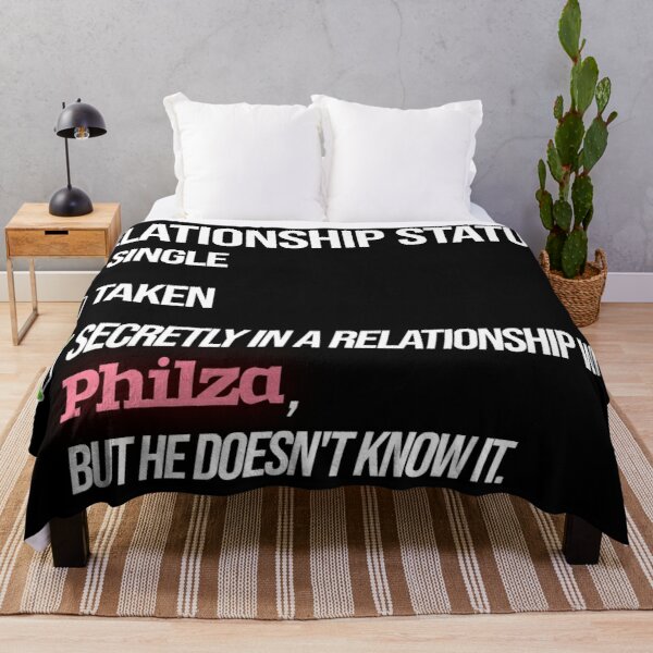 Relationship with Philza Throw Blanket RB1111 product Offical Philza Merch